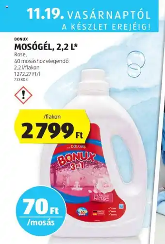 ALDI BONUX MOSÓGÉL 2,2 L ajánlat