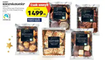 ALDI GOURMET KEKSZVÁLOGATÁS 305g ajánlat