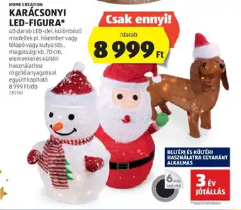 ALDI HOME CREATION KARÁCSONYI LED FIGURA ajánlat