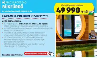 ALDI CARAMELL PREMIUM RESORTS ajánlat