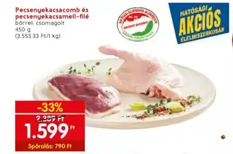 Spar Pecsenyekacsacomb és pecsenyekacsamell filé 450g ajánlat