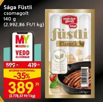Spar Sága Füstli 140g ajánlat