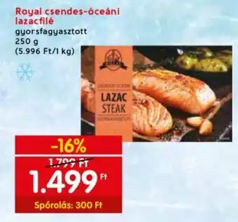 Spar Royal csendes óceáni lazacfilé 250g ajánlat