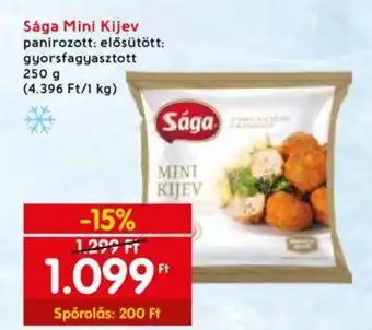 Spar Sága Mini Kijev 250g ajánlat