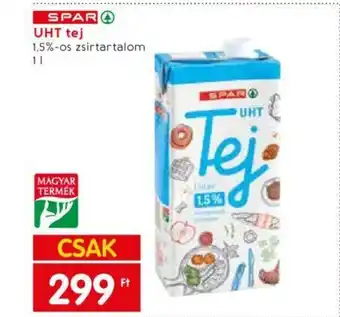 Spar SPAR UHT tej 1l ajánlat