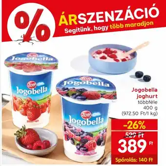 Spar Jogobella joghurt 400g ajánlat