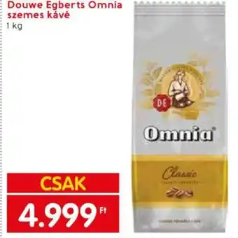 Spar Douwe Egberts Omnia szemes kávé 1 kg ajánlat