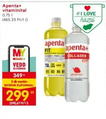 Spar Apenta vitaminital 0.75l ajánlat