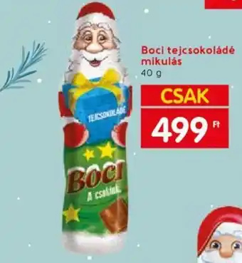 Boci tejcsokoládé mikulás 40 g