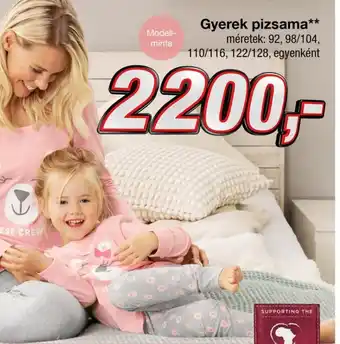 Gyerek pizsama 1 db