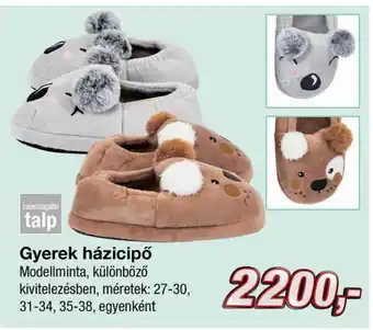 Gyerek házicipő 1 pár
