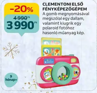CLEMENTONI ELSŐ FÉNYKÉPEZŐGÉPEM 1 db