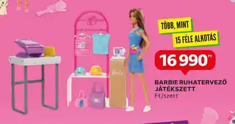 BARBIE RUHATERVEZŐ JÁTÉKSZETT szett