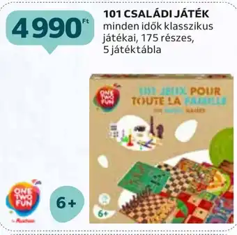 Auchan 101 CSALÁDI JÁTÉK 175 részes ajánlat