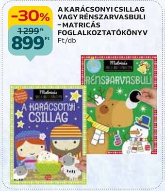 Auchan A KARÁCSONYI CSILLAG stb. 1 db ajánlat