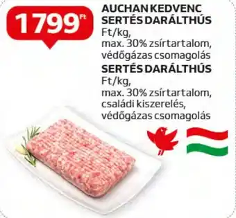 Auchan AUCHAN KEDVENC SERTÉS DARÁLTHÚS 1kg ajánlat