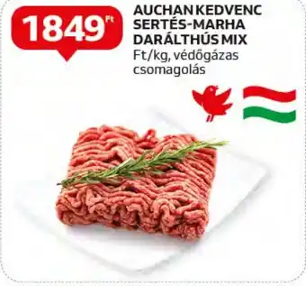 Auchan AUCHAN KEDVENC SERTÉS MARHA DARÁLTHÚS MIX 1kg ajánlat
