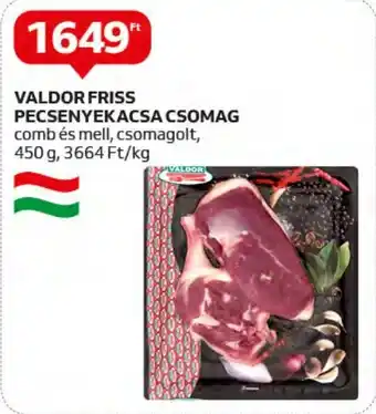 Auchan VALDOR FRISS PECSENYEKACSA CSOMAG 450g ajánlat