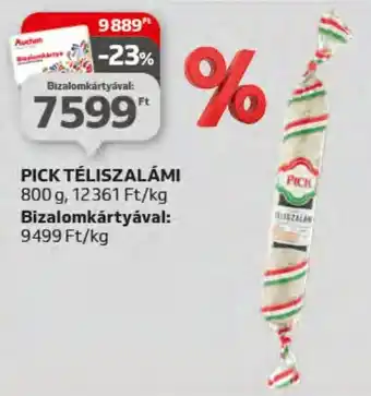 Auchan PICK TÉLISZALÁMI 800 g ajánlat