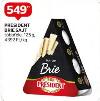 Auchan PRÉSIDENT BRIE SAJT 125 g ajánlat