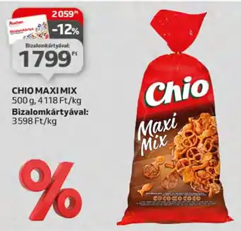 Auchan CHIO MAXI MIX 500 g ajánlat