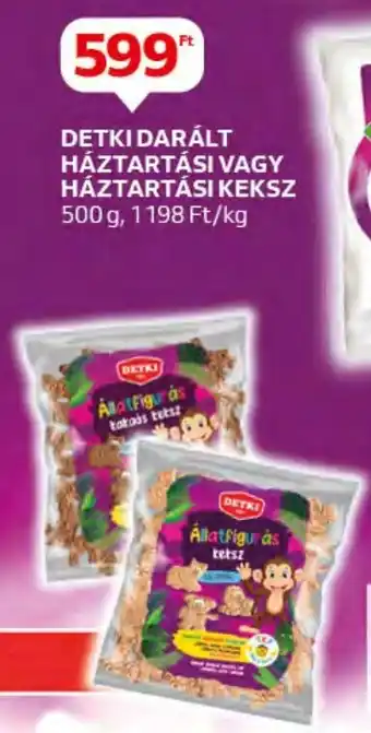 Auchan DETKI DARÁLT HÁZTARTÁSI VAGY HÁZTARTÁSI KEKSZ 500 g ajánlat