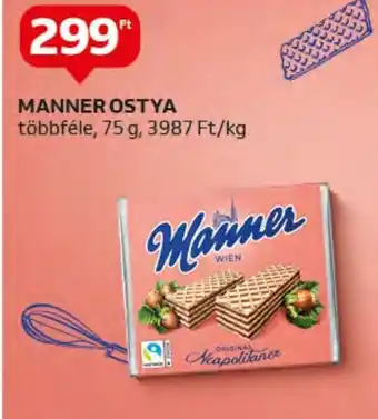 Auchan MANNER OSTYA 75 g ajánlat