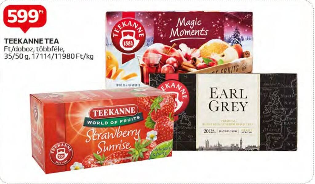 Auchan TEEKANNE TEA 35/50 g ajánlat