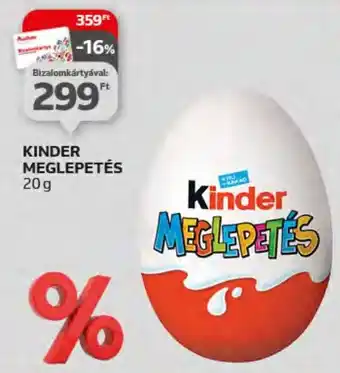 Auchan KINDER MEGLEPETÉS 20g ajánlat