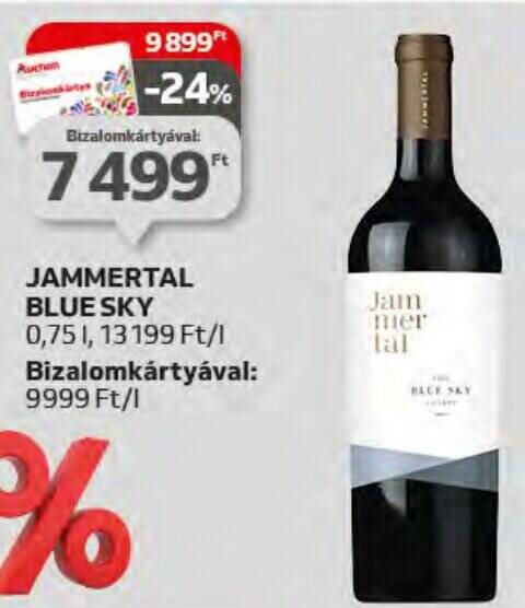 Auchan JAMMERTAL BLUE SKY 0,75l ajánlat