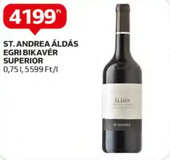 ST. ANDREA ÁLDÁS EGRI BIKAVÉR SUPERIOR 0,75l