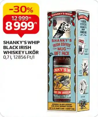 SHANKYS WHIP BLACK IRISH WHISKEY LIKŐR 0,7l