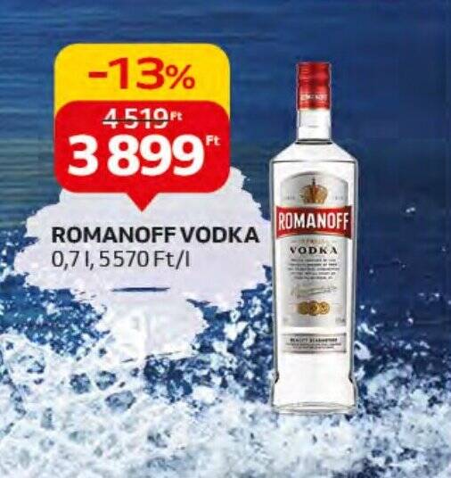 Auchan ROMANOFF VODKA 0,7l ajánlat