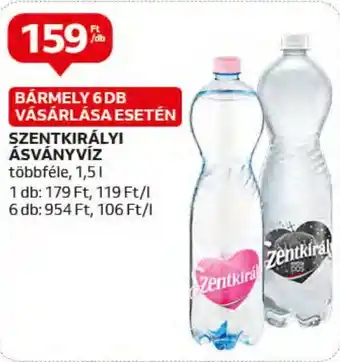 SZENTKIRÁLYI ÁSVÁNYVÍZ 1,5l