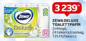 Auchan ZEWA DELUXE TOALETTPAPÍR ajánlat