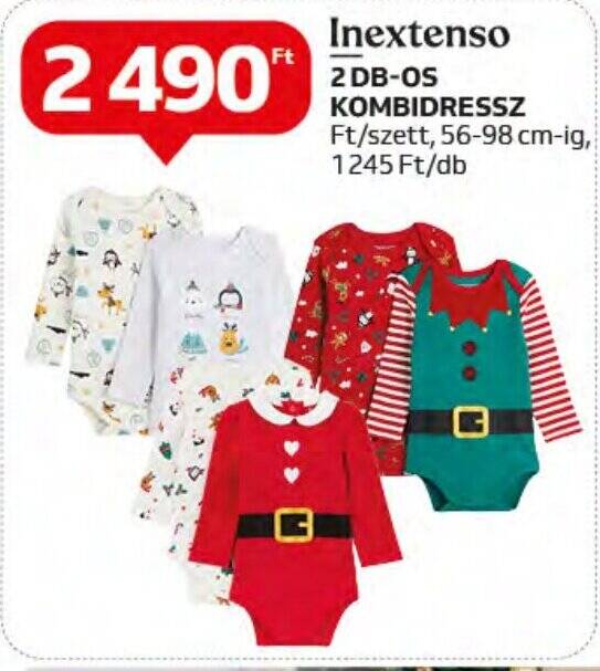 Auchan Inextenso 2 DB-OS KOMBIDRESSZ szett ajánlat
