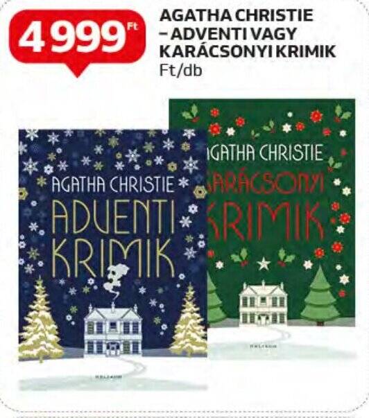 Auchan AGATHA CHRISTIE -ADVENTI stb. 1 db ajánlat
