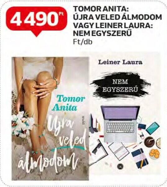 Auchan TOMOR ANITA: UJRA VELED ÁLMODOM stb. 1 db ajánlat