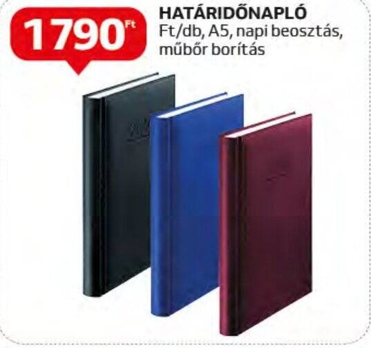 Auchan HATÁRIDŐNAPLÓ 1 db ajánlat