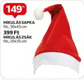 Auchan MIKULÁS SAPKA 1 db ajánlat