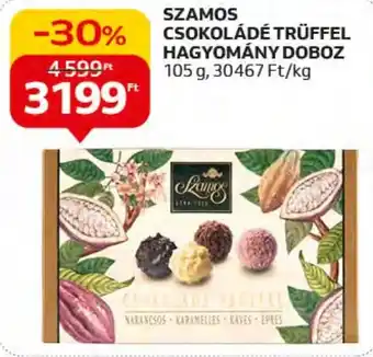 SZAMOS CSOKOLÁDÉ TRÜFFEL HAGYOMÁNY DOBOZ 105 g