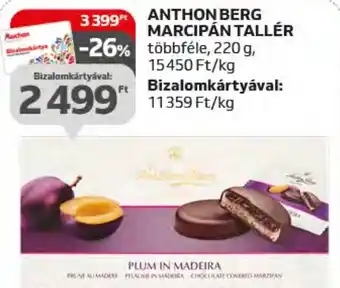 Auchan ANTHON BERG MARCIPÁN TALLÉR 220 g ajánlat