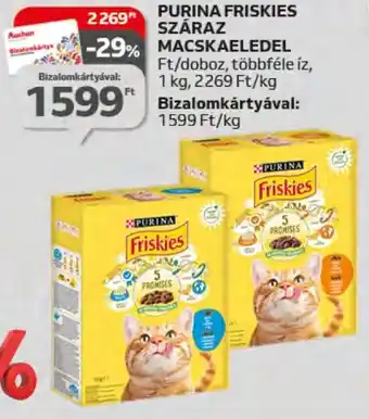 PURINA FRISKIES SZÁRAZ MACSKAELEDEL 1 kg