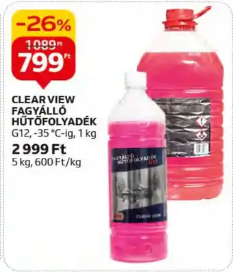 CLEAR VIEW FAGYÁLLÓ HŰTŐFOLYADÉK 1 kg