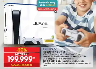 Spar SONY PlayStation 5 1 db ajánlat