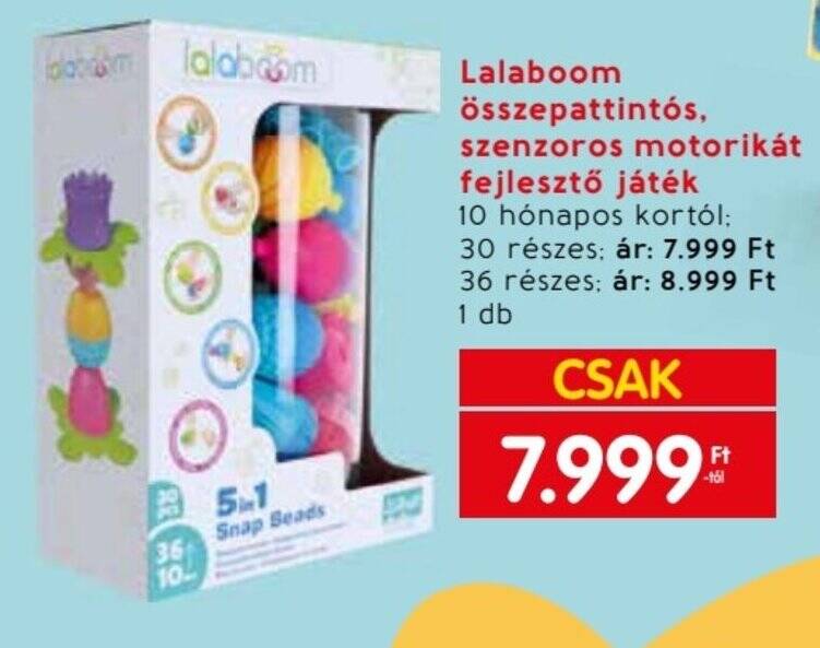 Spar Lalaboom összepattintós stb. 1 db ajánlat