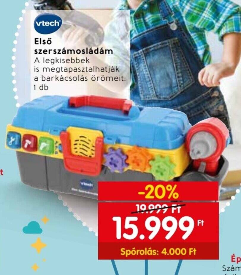 Spar vtech Első szerszámosládám 1 db ajánlat