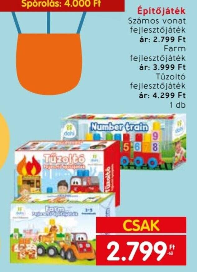 Spar Építőjáték 1 db ajánlat