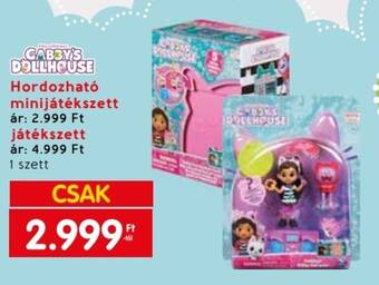Spar GABBY'S DOLLHOUSE Hordozható minijátékszett stb. ajánlat