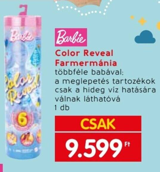 Spar Barbie Color Reveal Farmermánia 1 db ajánlat
